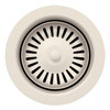 203439 Color-Coordinated Metal Basket Strainer, Soft White