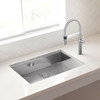 443047 Quatrus R0 Single Bowl ADA Kitchen Sink