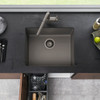 527411 Precis 24" Single Bowl Kitchen Sink, Volcano Gray