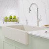 Vintera 30" Super Single Apron Farmhouse Sink, Soft White