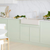 Vintera 30" Super Single Apron Farmhouse Sink, Soft White