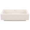 Vintera 30" Super Single Apron Farmhouse Sink, Soft White