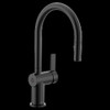 Cia 7622EWBL Matte Black One-Handle Pulldown Kitchen Faucet