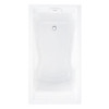 60-in x 32-in Deep Soak Acrylic Bathing Pool with Integral Apron and Left Hand Outlet