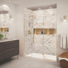 EHTF695277610C-BK-CB Elizabeth 69.5-in W x 76-in H Hinged Shower Door in Champagne Bronze with Clear Glass