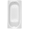 2395.202ICH.020 Americast Bath 60-in x 34-in with Integral Apron, Tiling Flange, Right Hand Outlet, and Luxury Ledge
