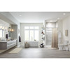 2766034.020 Loft 63 x 30-in Rectangle Freestanding Bathtub Center Drain with Integrated Overflow, White