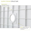 FLU3636C-31 Ultra Low Threshold 36-in x 36-in Single Shower Base With Center Drain in White