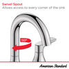 7061801.002 Aspirations 8-inWidespread 2 Handle Bathroom Faucet 1.2 gpm and 4.5 L/min with Lever Handles, Polished Chrome 