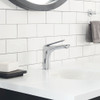 7105121.002 Studio S Single Hole Single Handle Bathroom Faucet 1.2 gpm and  4.5 L/min with Lever Handle, Polished Chrome 