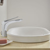 7105121.002 Studio S Single Hole Single Handle Bathroom Faucet 1.2 gpm and  4.5 L/min with Lever Handle, Polished Chrome 