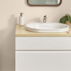 7105121.295 Studio S Single Hole Single Handle Bathroom Faucet 1.2 gpm and  4.5 L/min with Lever Handle, Brushed Nickel 