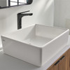 7105172.243 Studio S Single Hole Single Handle Vessel Sink Faucet 1.2 gpm and 4.5 L/min with Lever Handle, Matte Black 