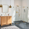 7105801.GN0 Studio S 8-inWidespread 2 Handle Bathroom Faucet 1.2 gpm and 4.5 L/min with Lever Handles, Brushed Cool Sunrise 