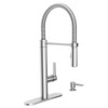7612350.075 Grayson Semi Professional Single Handle Kitchen Faucet, Stainless Steel 