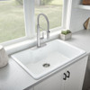 7612350.075 Grayson Semi Professional Single Handle Kitchen Faucet, Stainless Steel 