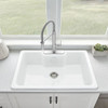 7612350.075 Grayson Semi Professional Single Handle Kitchen Faucet, Stainless Steel 