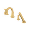 T353901.GN0 Townsend Bathtub Faucet with Lever Handles and Personal Shower for Flash Rough In Valve, Brushed Cool Sunrise 