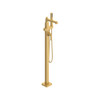 T455951.GN0 Town Square S Freestanding Bathtub Faucet with Lever Handle for Flash Rough In Valve, Brushed Cool Sunrise 