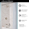 TU617508.002 Glenmere 1.8 gpm/6.8 L/min Tub and Shower Trim Kit with Water Saving Showerhead, Double Ceramic Pressure Balance Cartridge with Lever Handle, Polished Chrome 