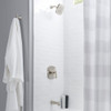 TU018500.295 Edgemere Valve Only Trim with Double Ceramic Pressure Balance Cartridge with Lever Handle, Brushed Nickel 