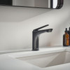 7105121.243 Studio S Single Hole Single Handle Bathroom Faucet 1.2 gpm and  4.5 L/min with Lever Handle, Matte Black 