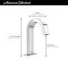 7762112.002 Selectronic 2 In 1 Integral Touchless Faucet / Soap Dispenser, Battery Powered, Polished Chrome 