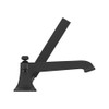 American Standard T455901.243 Town Square S Bathub Faucet with Lever Handles and Personal Shower for Flash Rough In Valve, Matte Black 