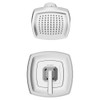 American Standard TU612501.002 Crawford 2.5 gpm and 9.5 L/min Shower Trim Kit with Showerhead, Double Ceramic Pressure Balance Cartridge with Lever Handle, Polished Chrome 