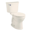 Two-Piece Right-Height Round Front 1.6 GPF Toilet with 12-in Rough-In