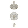 TU617508.295 Glenmere 1.8 gpm/6.8 L/min Tub and Shower Trim Kit with Water Saving Showerhead, Double Ceramic Pressure Balance Cartridge with Lever Handle, Brushed Nickel 