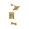 TU455508.GN0 Town Square S 1.75 gpm/6.8 L/min Tub and Shower Trim Kit with Water Saving Showerhead, Double Ceramic Pressure Balance Cartridge with Lever Handle, Brushed Cool Sunrise 
