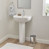 0467201.020 Reliant 22-in Pedestal Sink Top Only, Single Hole, White 