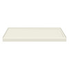 FSL6032R-02 60-in x 32-in Cast Solid Surface Low Profile Shower Base with Linear Concealed Right Hand Drain, Cameo 