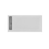 FSC6034L-87 60-in x 34-in Cast Solid Surface Shower Base With Left Hand Drain, Concrete