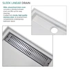 FSC6034R-87 60-in x 34-in Cast Solid Surface Shower Base With Right Hand Drain, Concrete