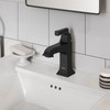 7455107.243 Town Square S Single Hole Single Handle Bathroom Faucet 1.2 gpm and 4.5 L/min with Lever Handle, Matte Black 