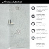 TU612508.243 Crawford 1.8 gpm/6.8 L/min Tub and Shower Trim Kit with Water Saving Showerhead, Double Ceramic Pressure Balance Cartridge with Lever Handle, Matte Black 