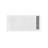 FSC6030R-01 60-in x 30-in Cast Solid Surface Shower Base With Right Hand Drain, White