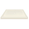 FSL3636C-02 36-in x 36-in Cast Solid Surface Low Profile Shower Base with Concealed Center Drain, Cameo 