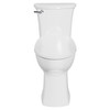 602AA002.020 Edgemere 1.28 gpf and 4.8 Lpf 2.0 SpaLet Bidet Seat and Edgemere Chair Height Elongated Toilet Combo, White 