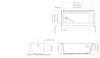 UATLN603020-R Unity 60-in x 30-in x 20-in Alcove Acrylic Bathtub With Right Hand Drain, White (Glossy)