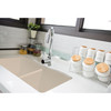 31.9375-in x 19.125-in x 9.5-in silQ Granite Kitchen Sink with Double Equal bowls, Undermount Installation, in Cafe Latte