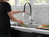 9693T-DST Pivotal Single Handle Lever Faucet in Chrome