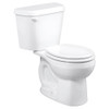 Round Front Two-Piece 1.28 GPF Toilet with 12-in Rough-In