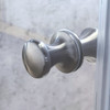 LSD247006C-BS Lyna 24-in x 70-in Pivot Shower Door, Brushed Stainless 