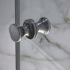 LSD247006C-PC Lyna 24-in x 70-in Pivot Shower Door, Polished Chrome 