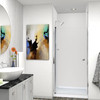 LSD347006C-PC Lyna 34-in x 70-in Pivot Shower Door, Polished Chrome 