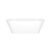 VE2NSWNO Vetralla 65-in X 28-5/8-in Freestanding Soaking Bathtub with No Overflow Hole, Standard White