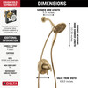 T17233-CZ-I Kayra Round In2ition Shower Faucet, Champagne Bronze